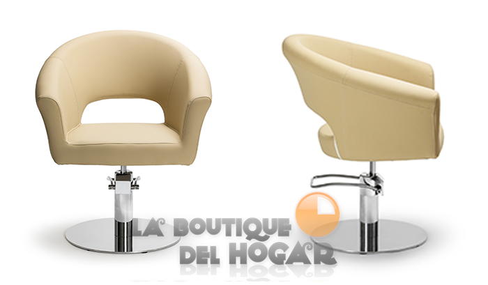 Sillón hidráulico de corte de linea curva con reposabrazos Modelo Arcel