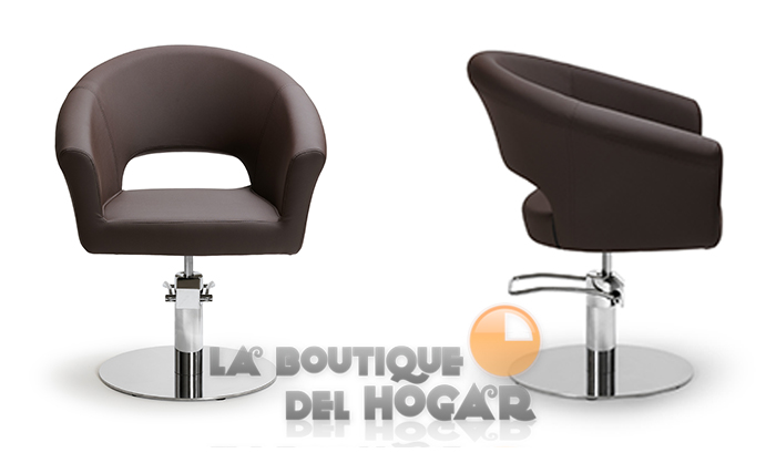Sillón hidráulico de corte de linea curva con reposabrazos Modelo Arcel