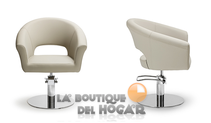 Sillón hidráulico de corte de linea curva con reposabrazos Modelo Arcel