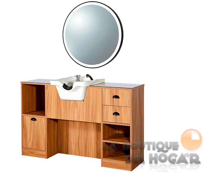 Tocador de Peluquería estilo Moderno Modelo OKE 7BR