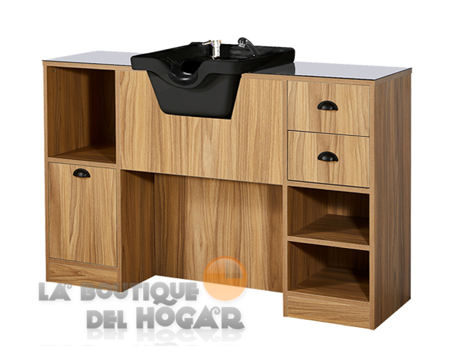 Tocador de Peluquería estilo Moderno Modelo OKE 4 BR