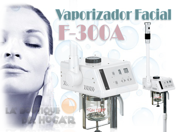 Vaporizador facial F-300A metálico con emisión de Ozono y brazo rotativo Mod. H-Two