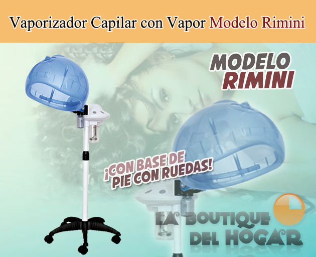 Vaporizador Capilar con Vapor para Peluquería Modelo Rimini Luxe