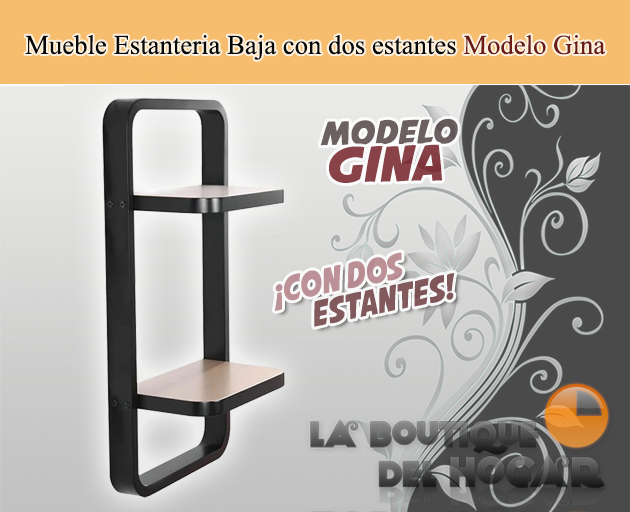 Mueble Expositor Estantería de recepción con estantes Modelo Gina