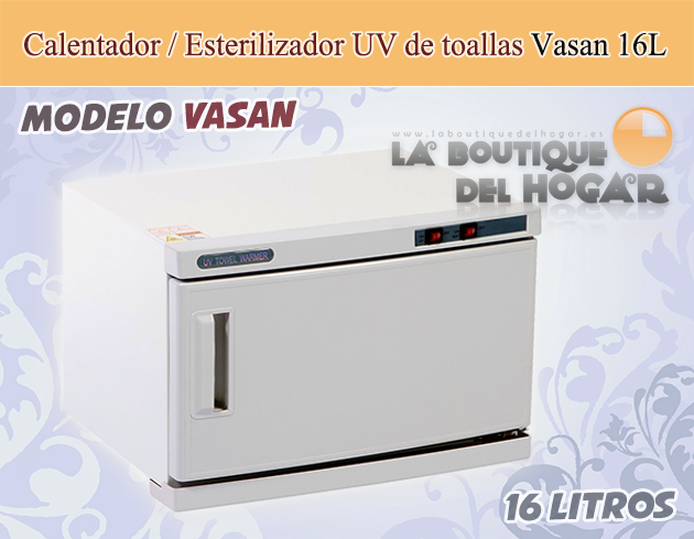 Calentador y Esterilizador de toallas Germicida UV Modelo Vasan 16L